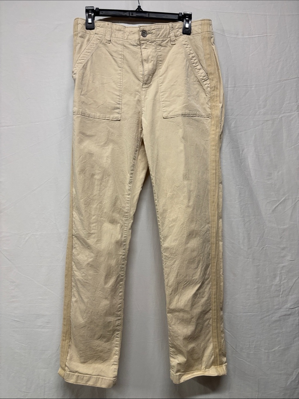 Denver Hayes Beige Cotton Stretch Trousers